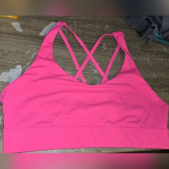 ZYIA Active Hot Pink Strappy Sports Bra Full Coverage Women's Plus Size XXXL 3X - Picture 2 of 6